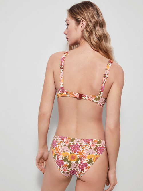 Braguita bikini clásica estampado floral - Gisela