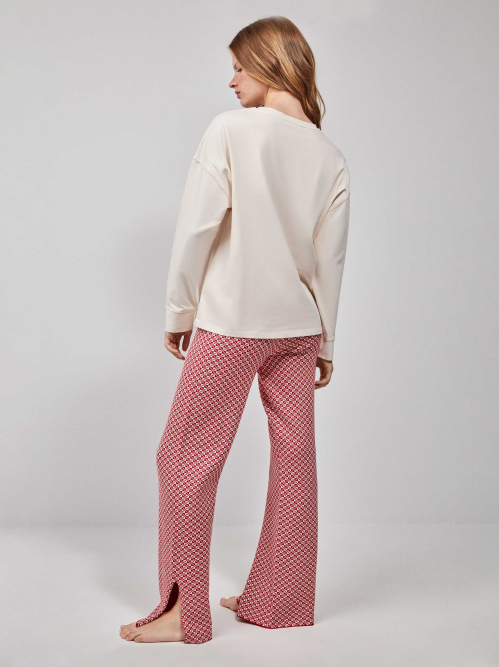 Pantalón punto jacquard - Gisela