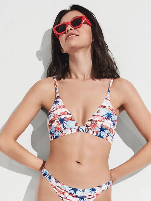 Top bikini sin aro y foam extraíble - Gisela